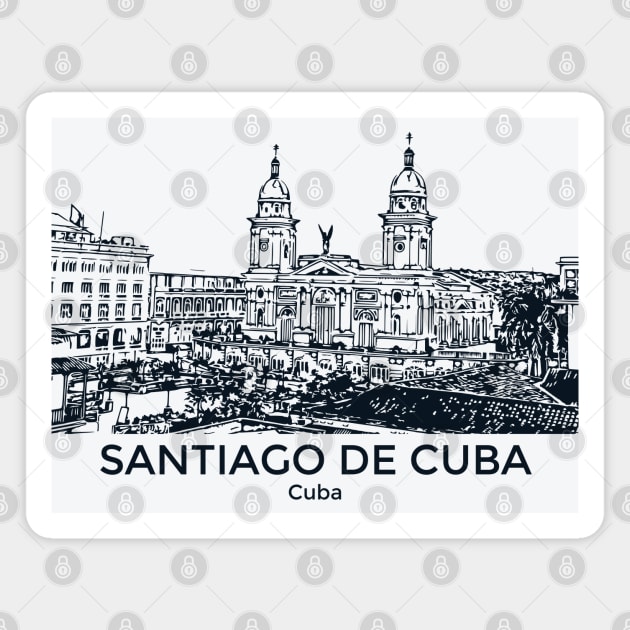 Santiago de Cuba - Cuba Magnet by Lakeric